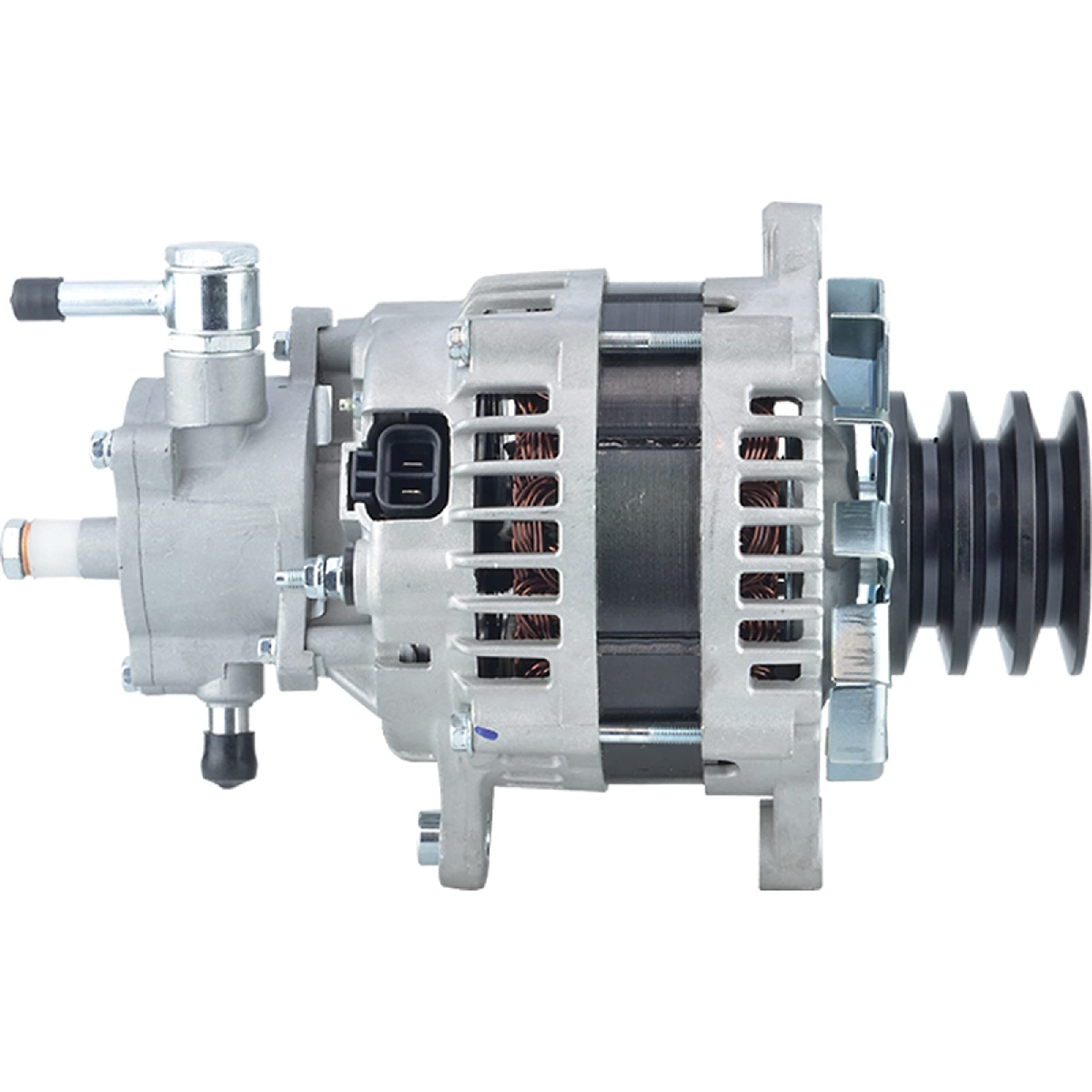 DB Electrical ROTA0201 24V 80A Alternator Replacement for Isuzu 4HF1 Engine - Compatible with LR280-501, LR280-506, LR280-508 - Internal Fan & Regulator - Perfect for Heavy-Duty Trucks & Commercial Vehicles