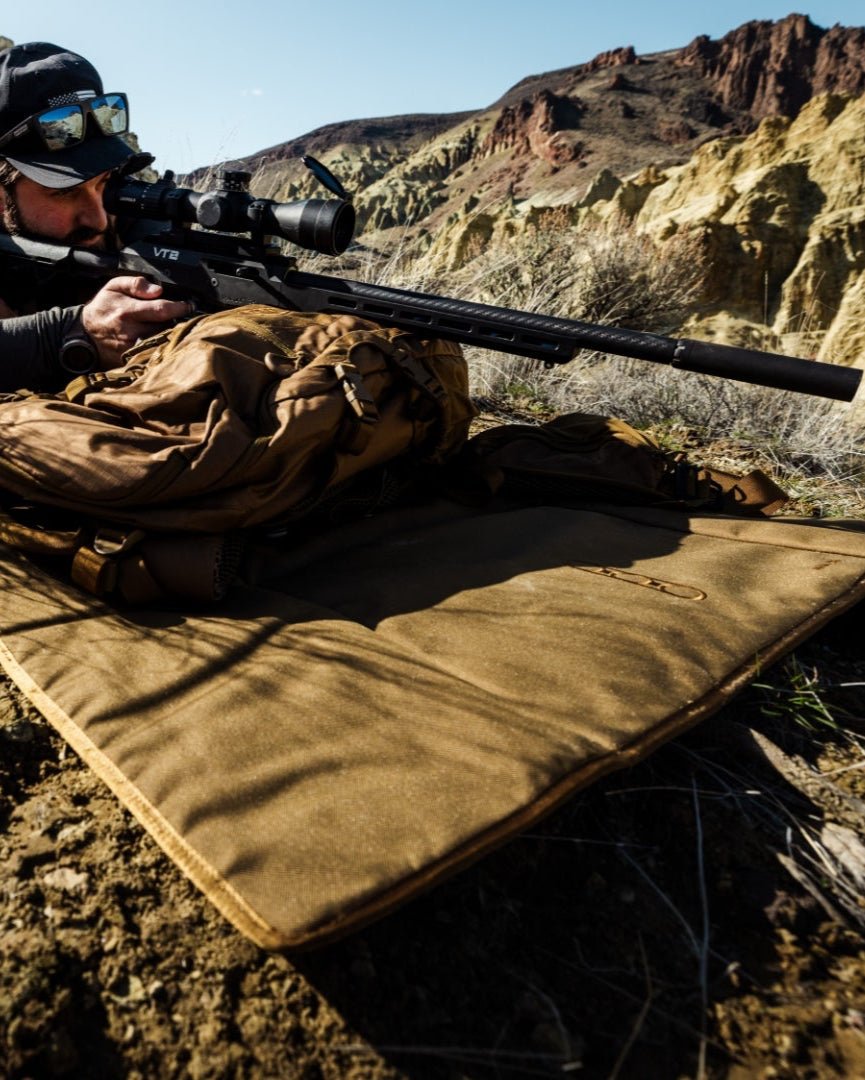 Dirt Nap Shooting Mat - Waterproof & Durable Shooting Range Mat for Precision Shooting, Hunting & Outdoor Range Practice - Perfect for Rifle, Pistol & Long Range Target Practice