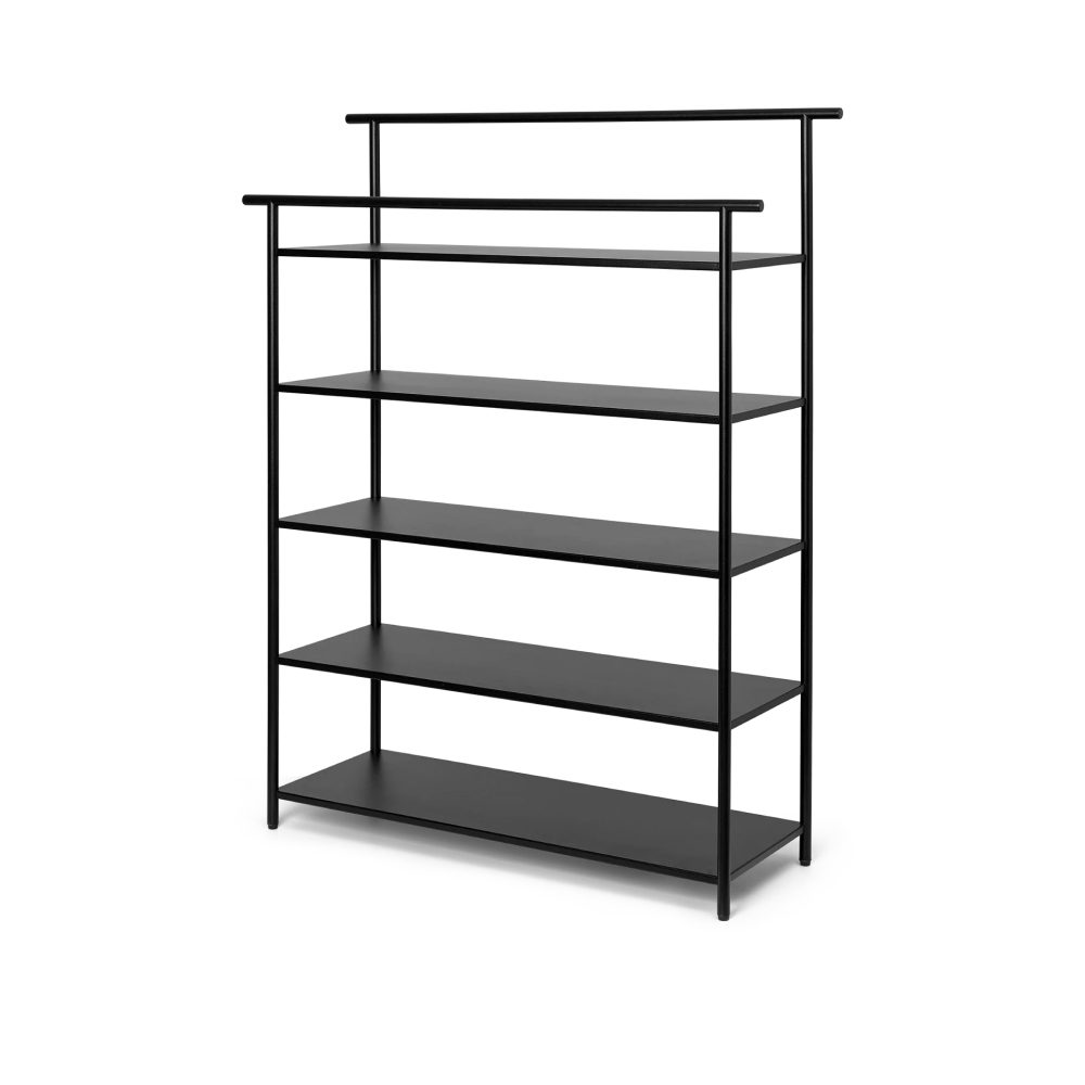 FERM LIVING Dora Wall Shelf - Modern Black Floating Shelf for Living Room, Bedroom & Office Storage | Stylish Home Decor & Organizer