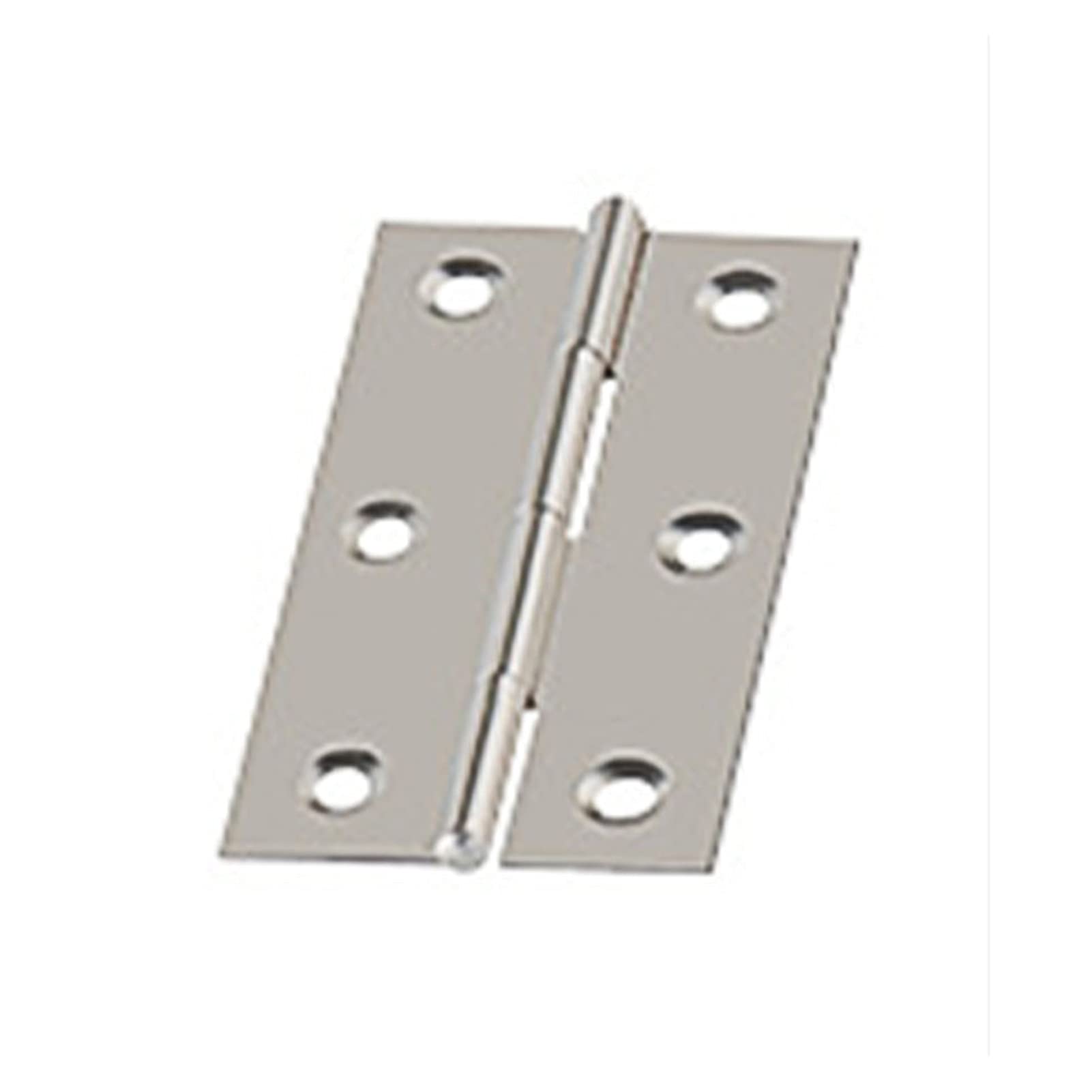 LAIQIAN 20 Pcs Stainless Steel Hinges - Heavy Duty Door Hinges for Timber Doors, Furniture, Cabinets & Jewelry Boxes with 6 Mounting Holes | Durable Home Improvement Hardware for Windows, Doors & DIY Projects