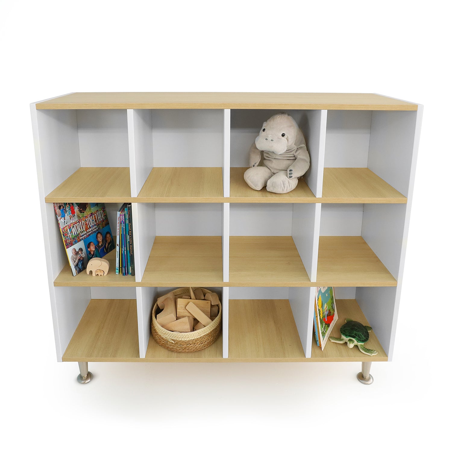 Elevated™ 12 Cubby Backpack Storage Organizer WB1953 - Perfect for Classroom, Dorm Room & Kids' Toy Organization
