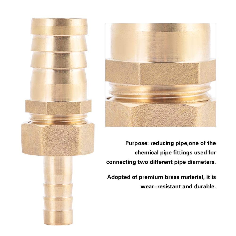 Brass Hose Barb Connector (6-19mm) for Pipe Fittings - Plumbing & Irrigation Use