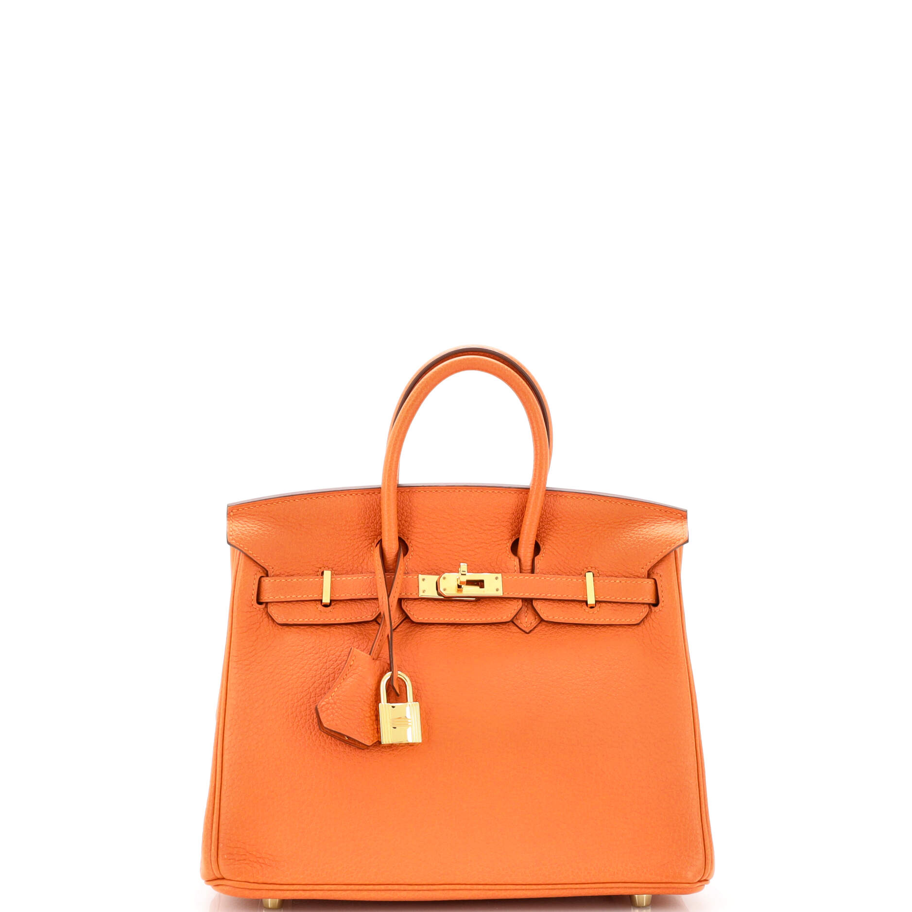 Authentic Hermès Birkin 25 Handbag in Feu Togo Leather with Gold Hardware - Luxury Designer Bag for Women, Perfect for Work, Travel & Special Occasions