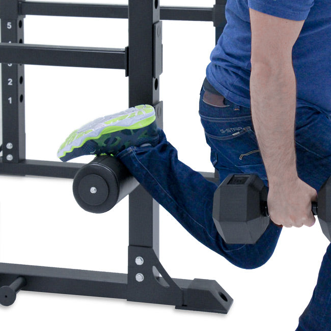 XM Fitness Single Leg Roller - Portable Muscle Massage Tool for Athletes & Recovery - Perfect for Post-Workout, Physical Therapy & Home Gym Use