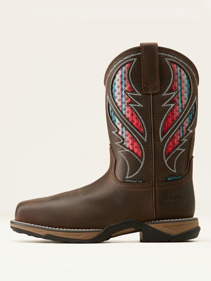 Ariat Women's Anthem VentTEK Waterproof Composite Toe Work Boot - Dark Brown | Slip-Resistant Safety Shoes for Construction, Warehouse & Outdoor Work