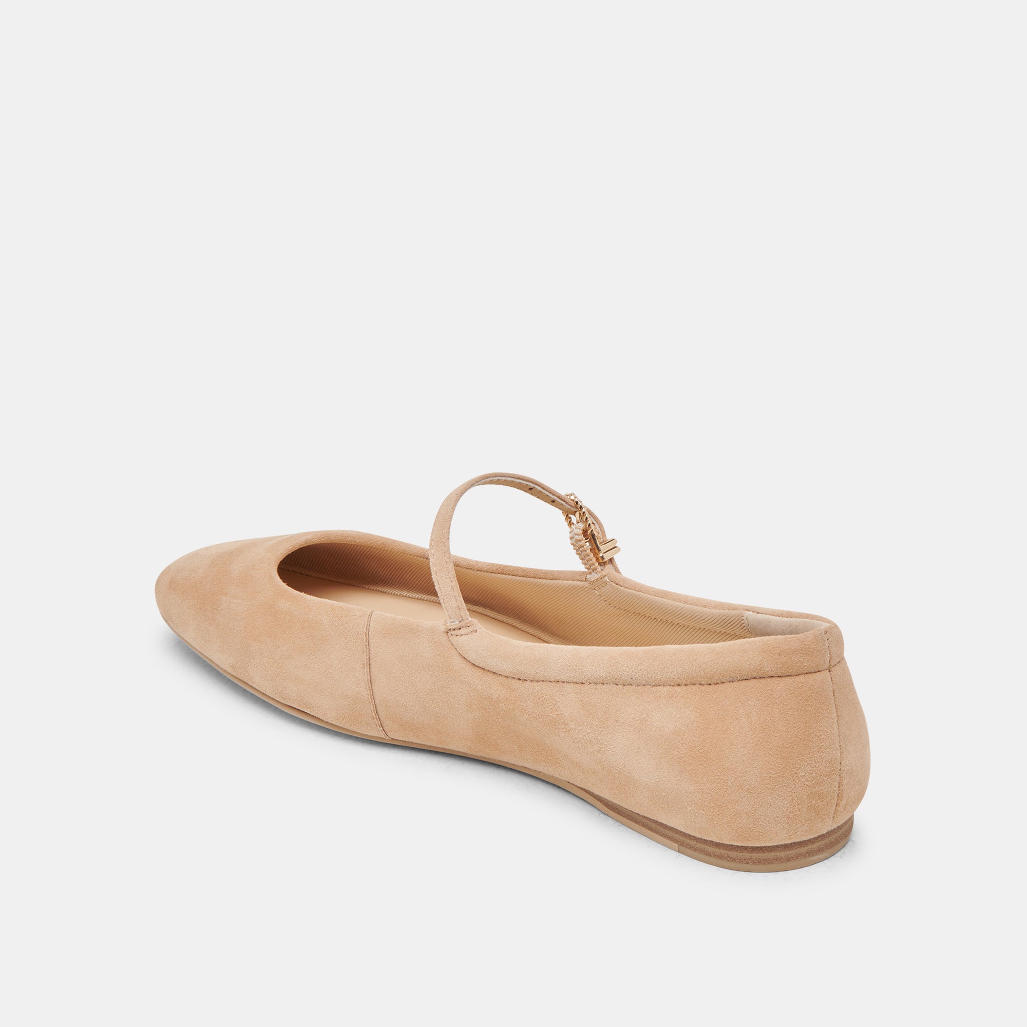 Reyes Women's Ballet Flats - Soft Bamboo Suede Comfortable Slip-On Shoes for Work, Travel & Casual Wear
