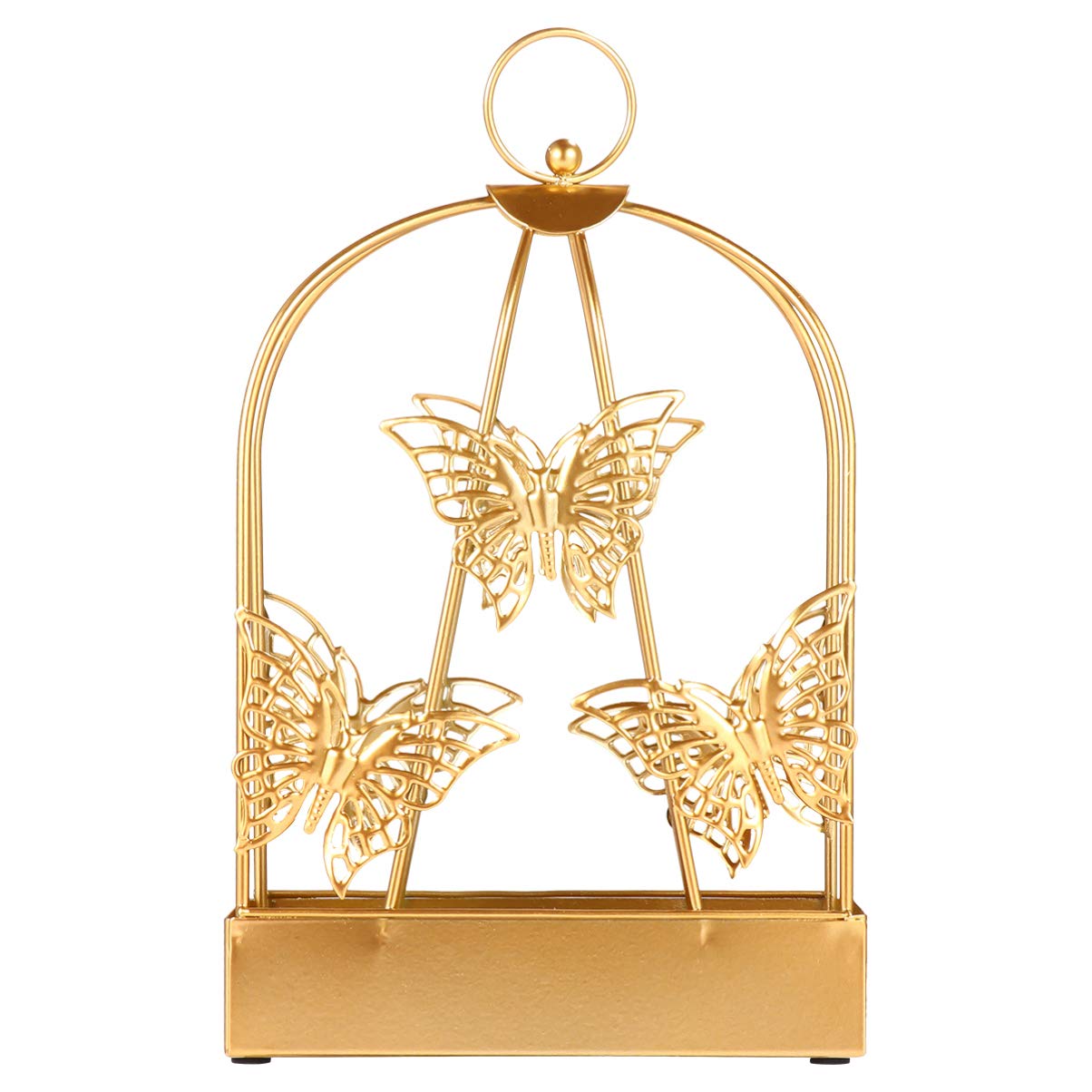 Operitacx Butterfly Shaped Incense Holder & Tray - Creative Resin Incense Burner Bracket for Aromatherapy, Meditation, Yoga and Home Decor