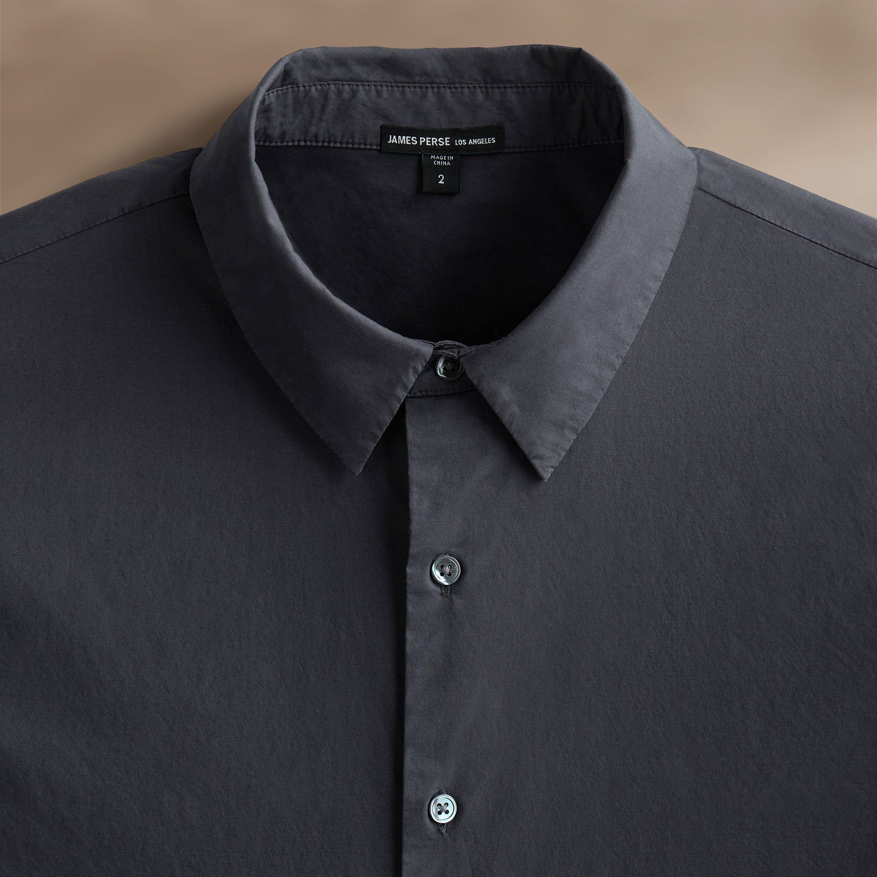 Stretch Poplin Shirt for Men - Comfortable Asphalt Gray Casual Button Down Shirt - Perfect for Office, Business Casual & Everyday Wear