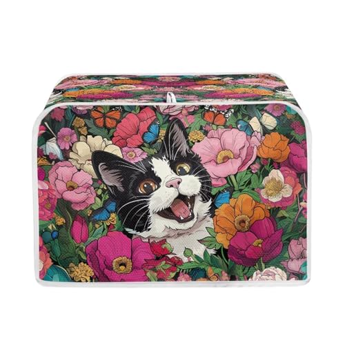 Cat Floral - Multi