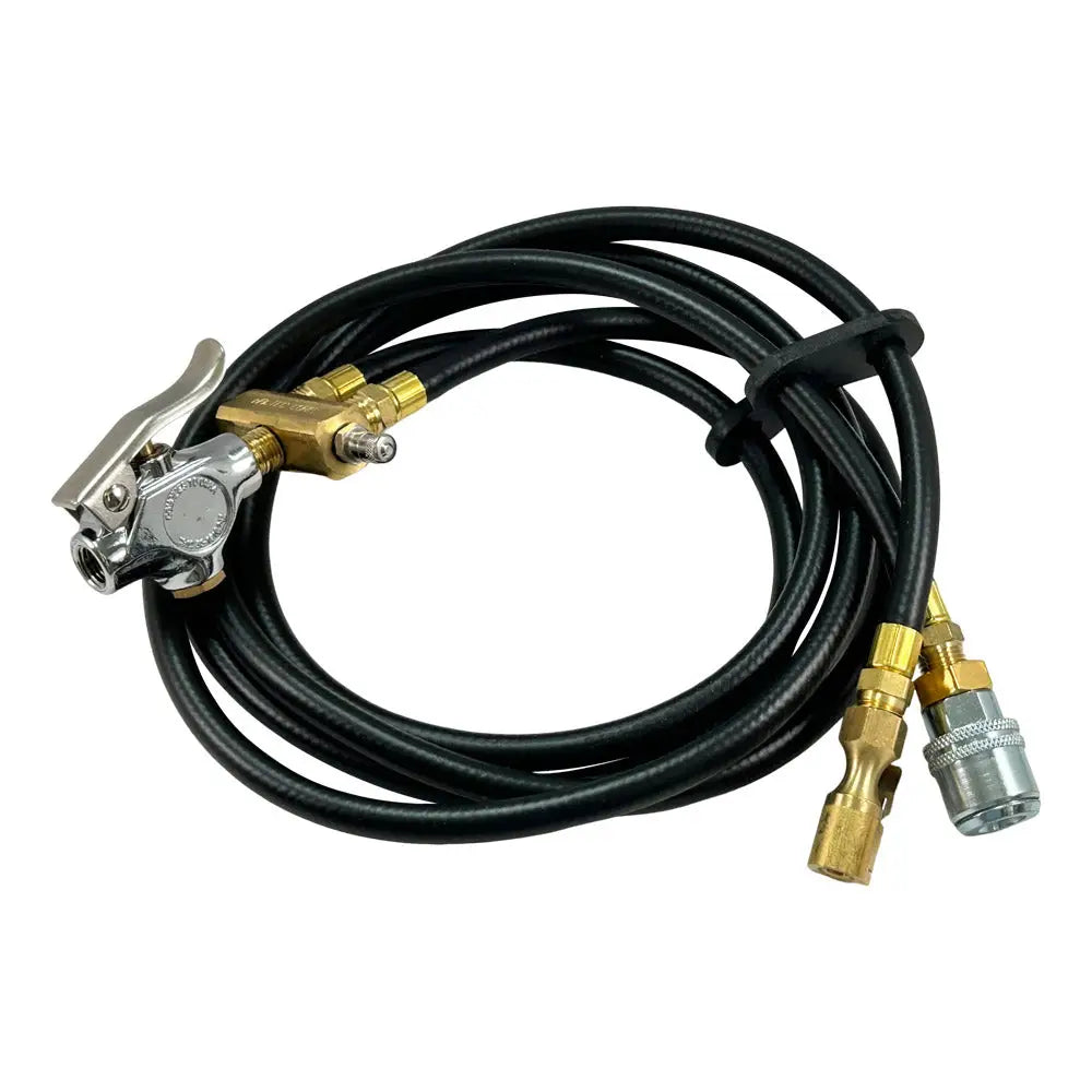 Haltec Dual Bore Heavy Duty Air Inflation System - 5 ft Hose for Tires, Inflatables & Sports Equipment | Perfect for Trucks, ATVs, and Outdoor Gear