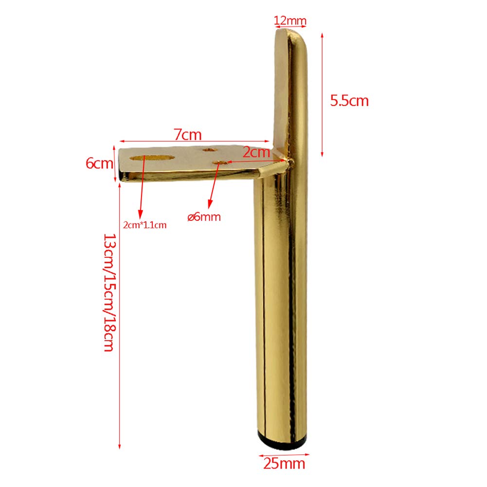Modern Metal Furniture Legs - 4Pcs for Coffee Table, Sofa & Cabinet - DIY Replacement Parts for Home Decor