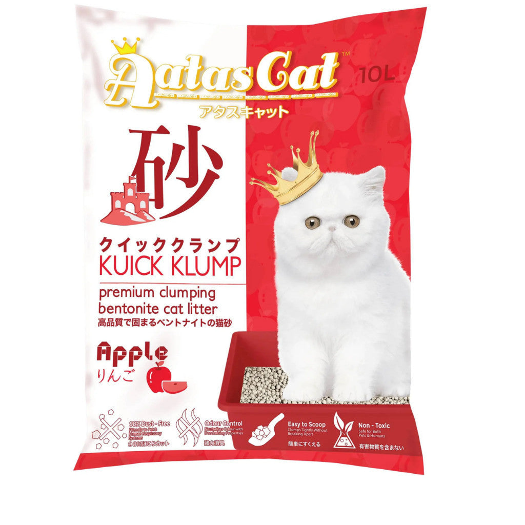 Premium Aatas Cat Litter - 6L Kofu Klump, 7L Krisp Klump Paper & 10L Kuick Klump Bentonite | Odor Control, Super Absorbent & Hygienic | Ideal for Multi-Cat Homes & Small Apartments