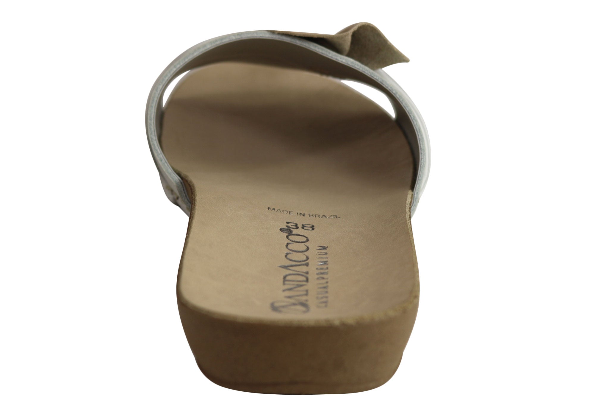 Andacco Women's Comfortable Leather Slide Sandals - Handmade in Brazil - Perfect for Beach, Pool, and Summer Casual Wear