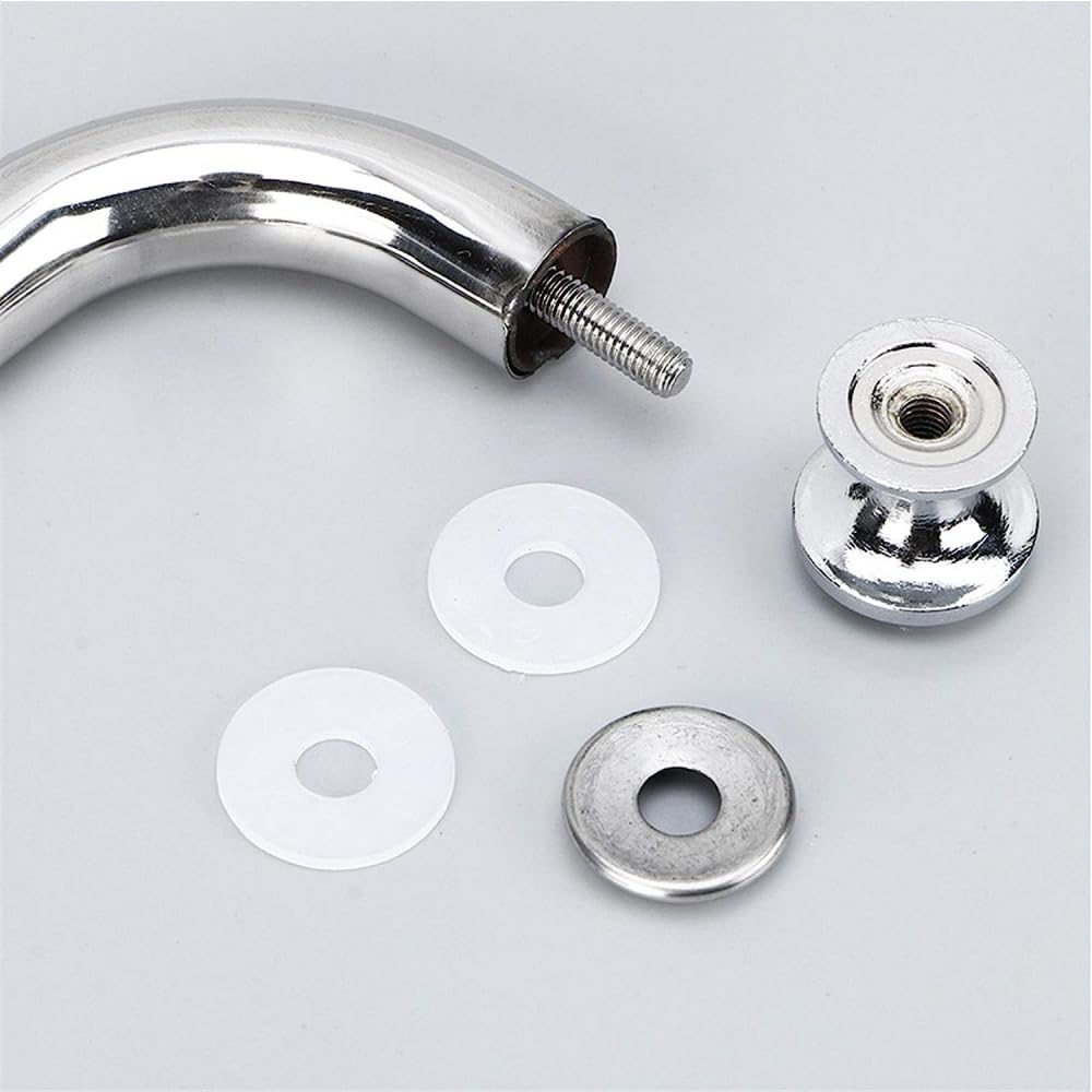 304 Stainless Steel Replacement Shower Door Handle - Push Pull Grab Bar for Glass Single Door Bathroom Safety (Perfect for Home, Hotel & Spa Renovation)