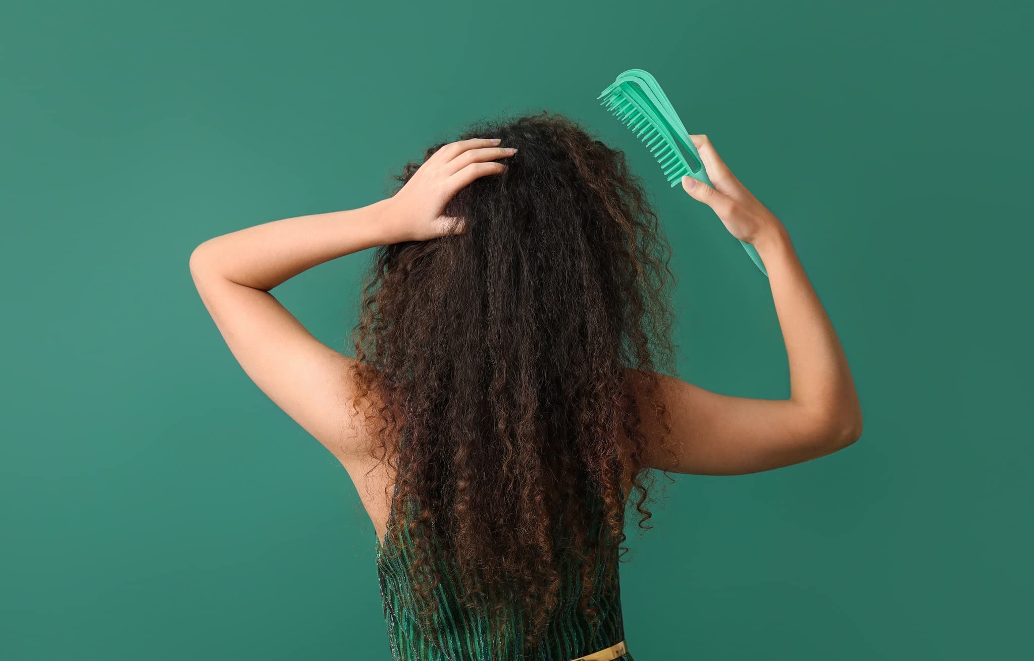 Octopus Detangling Brush for Natural Black Hair - Pain-Free Detangler for Curly, Afro & 3/4abc Hair Textures - Faster Wet & Dry Hair Detangling - Perfect for Kids & Adults at Home or Salon