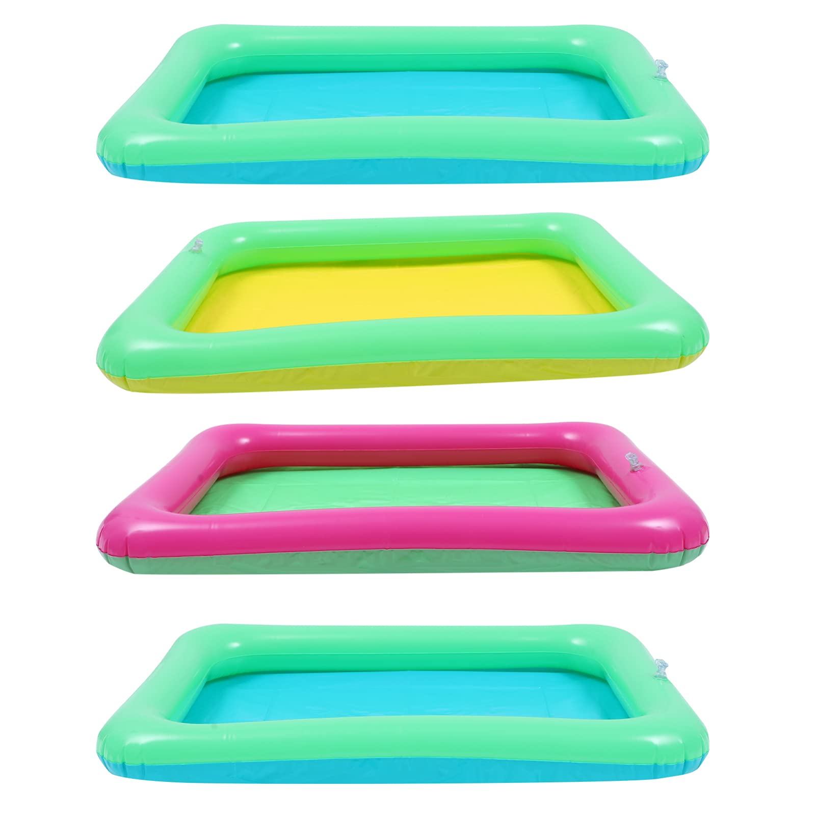4PCS Inflatable Floating Tray for Pool Party - Ice & Drink Server