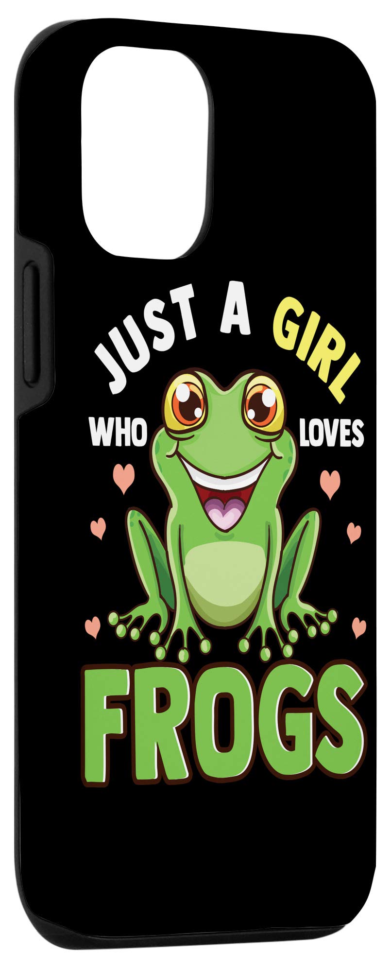 Funny Frog Lover iPhone 12/12 Pro Case - Cute Tree Frog Design Protective Cover for Women & Girls - Perfect Gift for Nature Enthusiasts & Animal Lovers (Use for Daily Protection, School, Work, Outdoor Activities)
