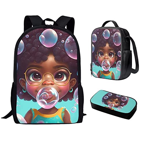 Black Girl Bubbles Glasses