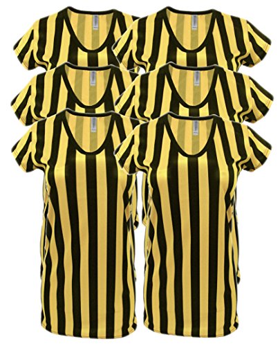6 Black/Yellow Shirts