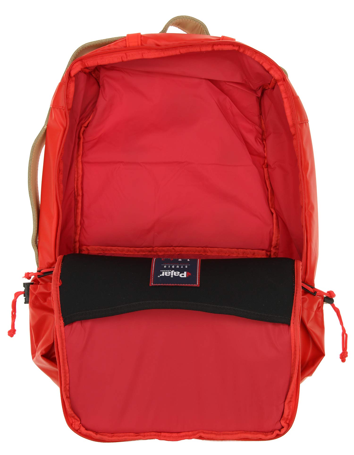 PAJAR Cyber Waterproof Backpack for Men & Women - Lightweight Travel Laptop Backpack with USB Charging Port, Anti-Theft Design - Ideal for Hiking, Commuting & College (Red)