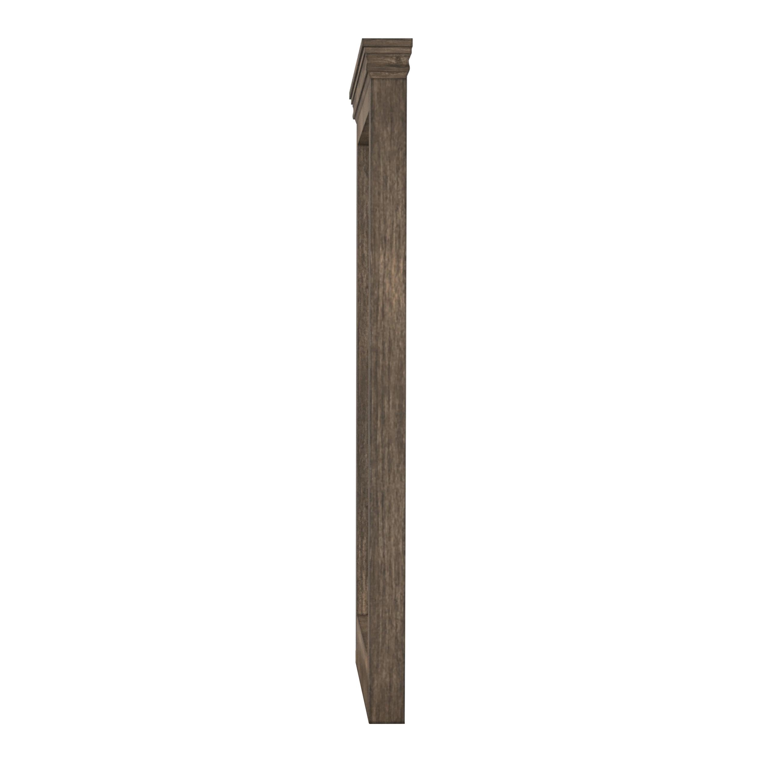 Gafin Transitional Solid Wood Framed Mirror in Gray - Modern Wall Mirror for Bedroom, Living Room & Entryway Decor | Furniture of America
