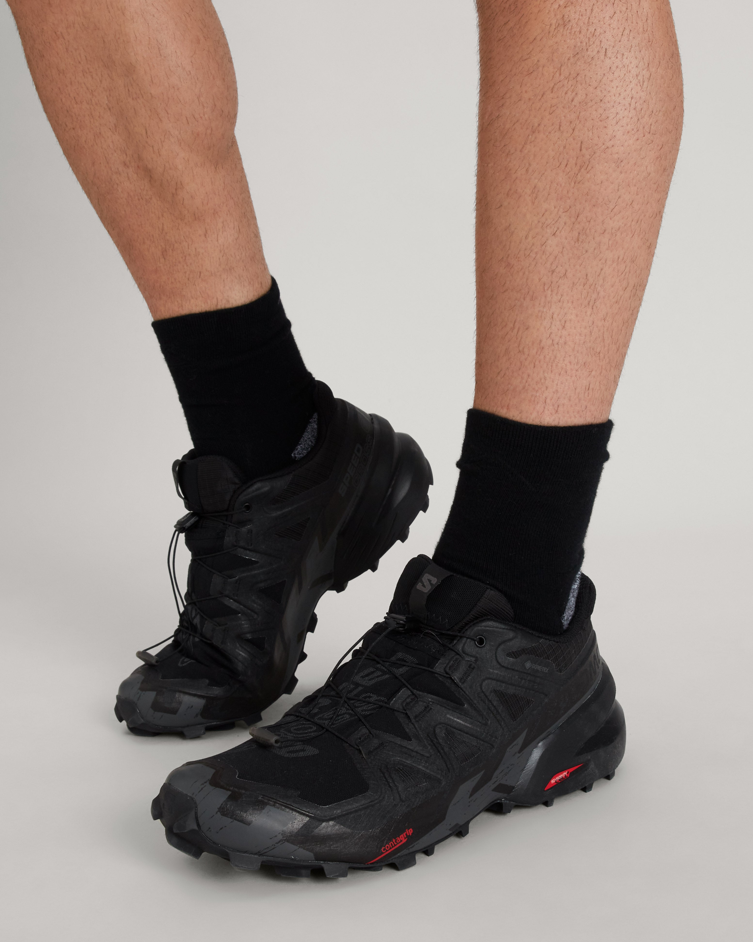 Men's Salomon Speedcross 6 Trail Running Shoes - Black/Black/Phantom | Lightweight & Durable for Hiking, Trail Running & Outdoor Adventures