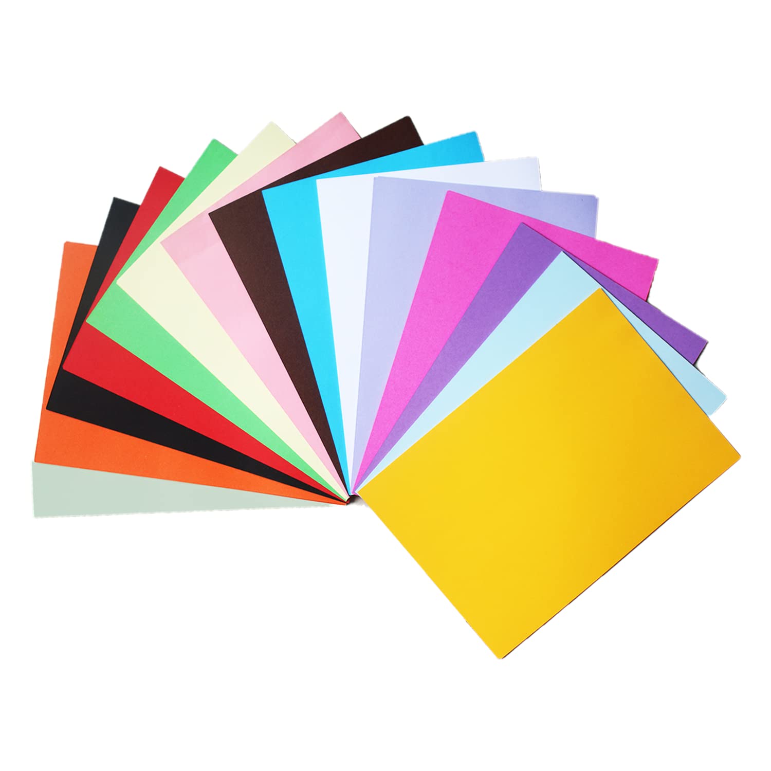 150 Sheets 15 Colors Construction Paper - A4 Colored Paper for Origami, Drawing & DIY Crafts, 120 GSM, 21x30cm (8.5