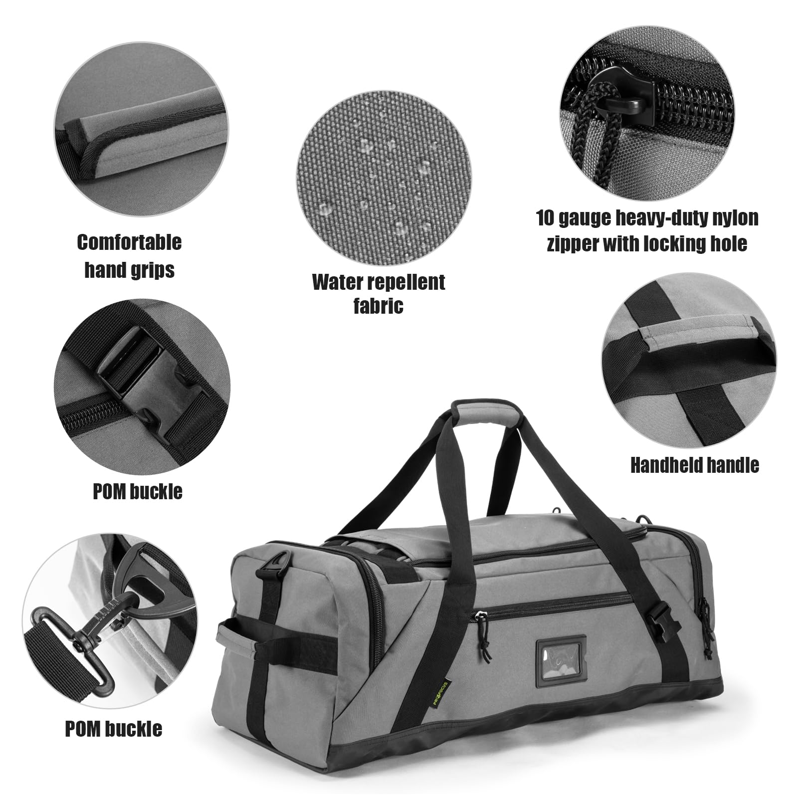 90L Large Duffle Bag for Men & Women - Waterproof Gym Bag, Travel Backpack, Sports Duffel Carry On - Perfect for Workout, Weekend Trips & Outdoor Adventures