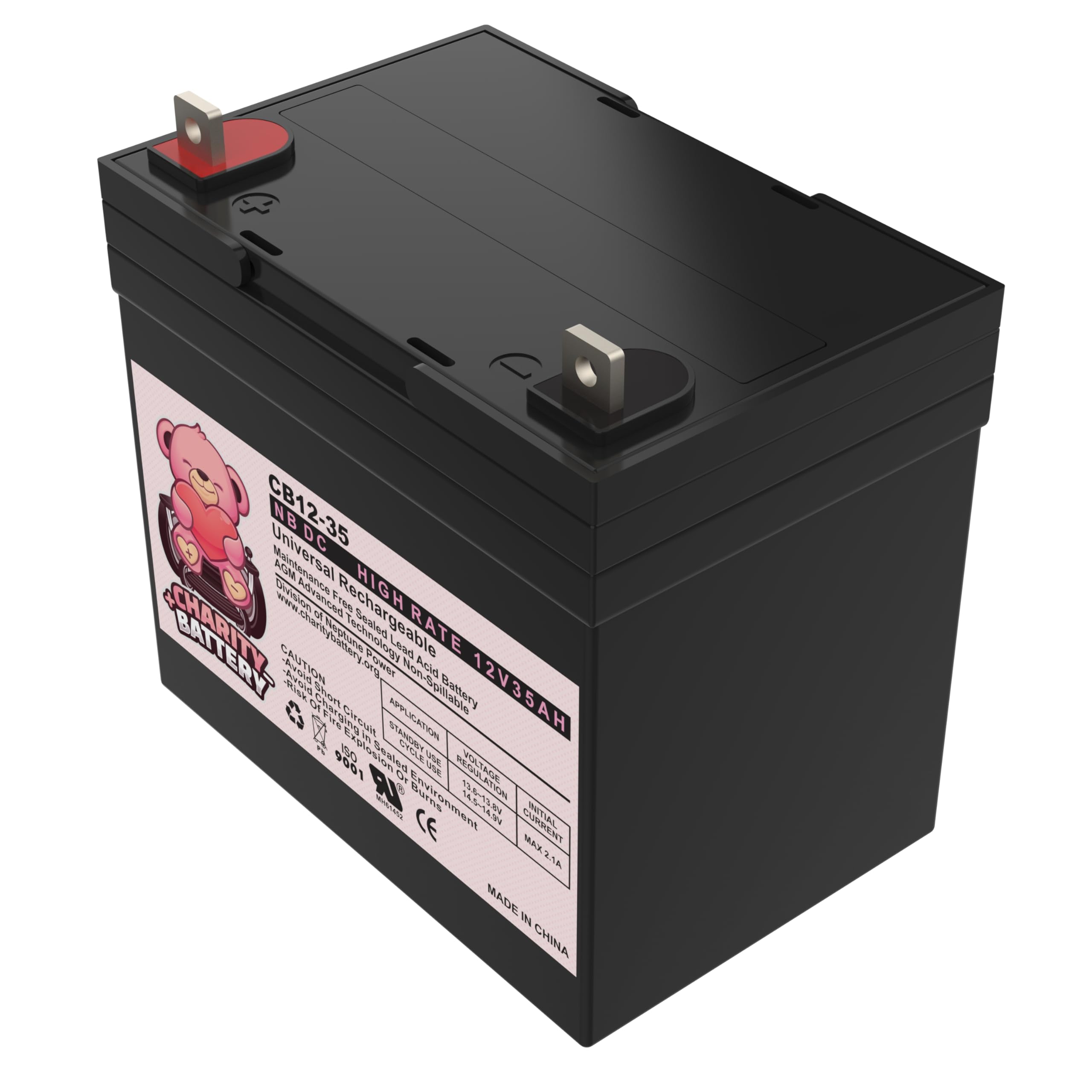 12V 35Ah Replacement Battery for Dixon 5423 Lawn Mower - Sealed Lead Acid (SLA) Battery - Perfect for Riding Mowers, Tractors, and Outdoor Power Equipment