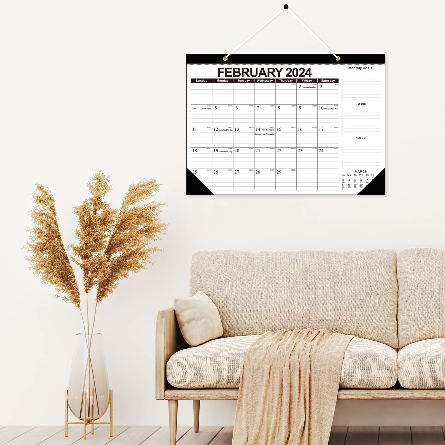 2024-2025 Large Desk Calendar Planner | 17