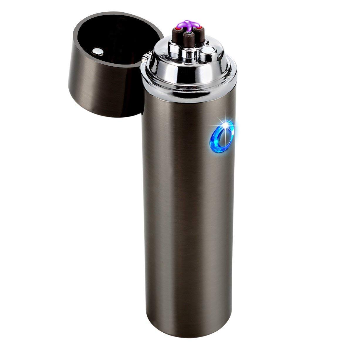 Kivors Electric Plasma Lighter - Rechargeable Windproof Flameless Torch for Candles & BBQ