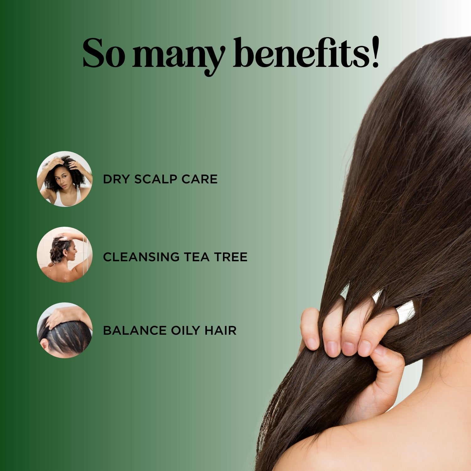 Tea Tree Shampoo and Conditioner Set for Hair Growth & Scalp Care - Natural Dandruff Treatment & Volumizing Hair Care - Perfect for Daily Use & Sensitive Scalp