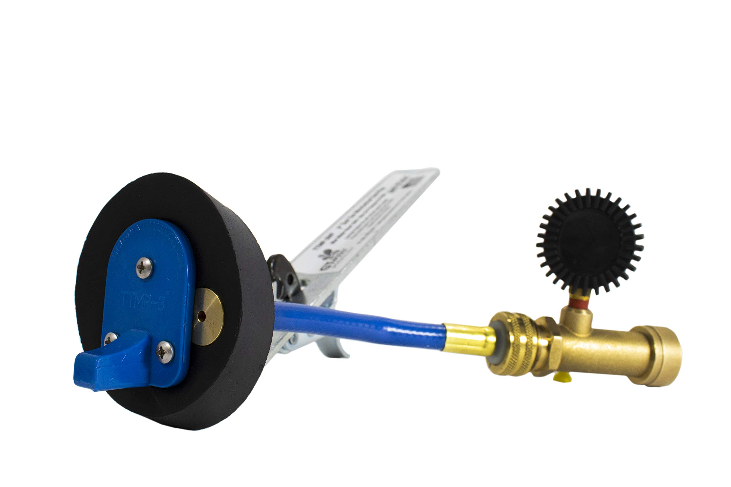 3 Inch Mechanical Test Plug with Water Fill Feature - TTMP-3WF - Durable Pipe Testing Tool for Plumbing, HVAC & Drain Systems - Perfect for Pressure Testing, Leak Detection & Maintenance Work