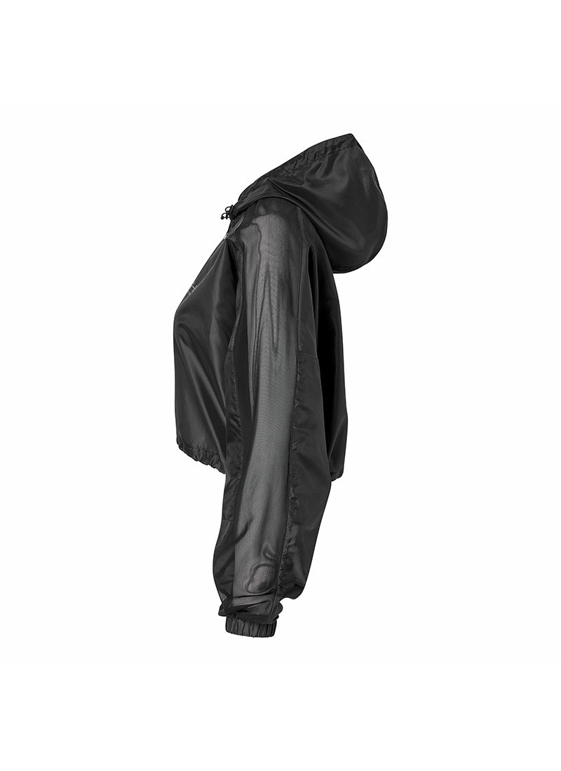 Lightweight RX Airy Mesh Crop Anorak Jacket - Breathable Windbreaker for Women | Perfect for Hiking, Running & Outdoor Activities