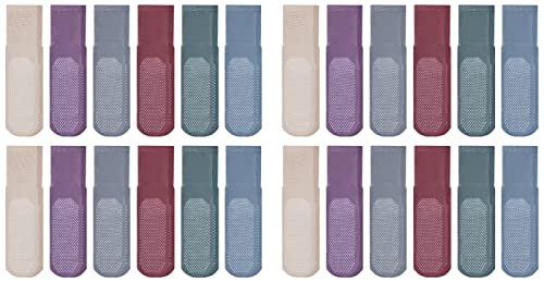 24 Pairs Gripper Womens - Neutral Socks