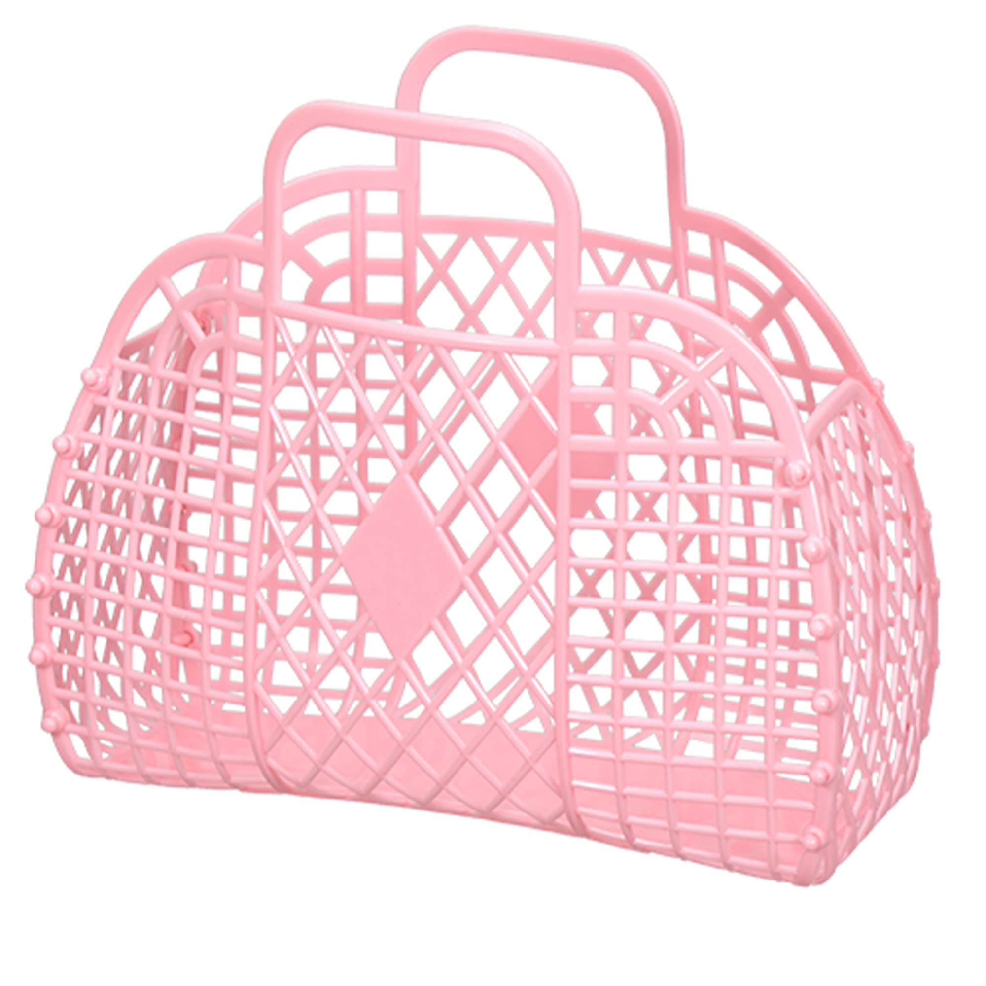 Retro Jelly Purse for Women & Kids - 80s Beach Tote Bag for Summer Outings