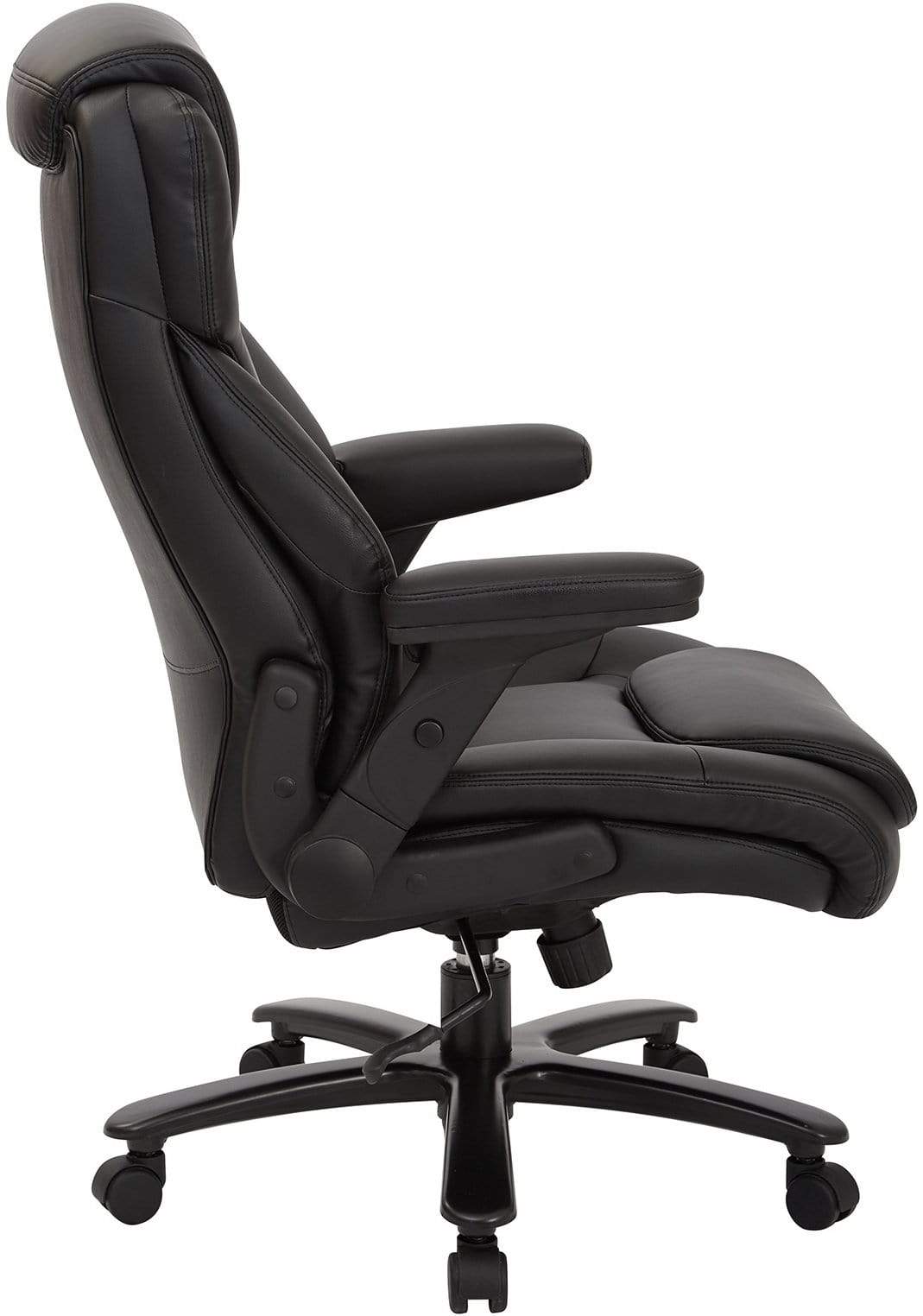 Pro Line II High Back Bonded Leather Big & Tall Executive Office Chair with Lumbar Support - Ergonomic Desk Chair for Home & Business Use [39200] - Perfect for Long Work Hours & Conference Rooms