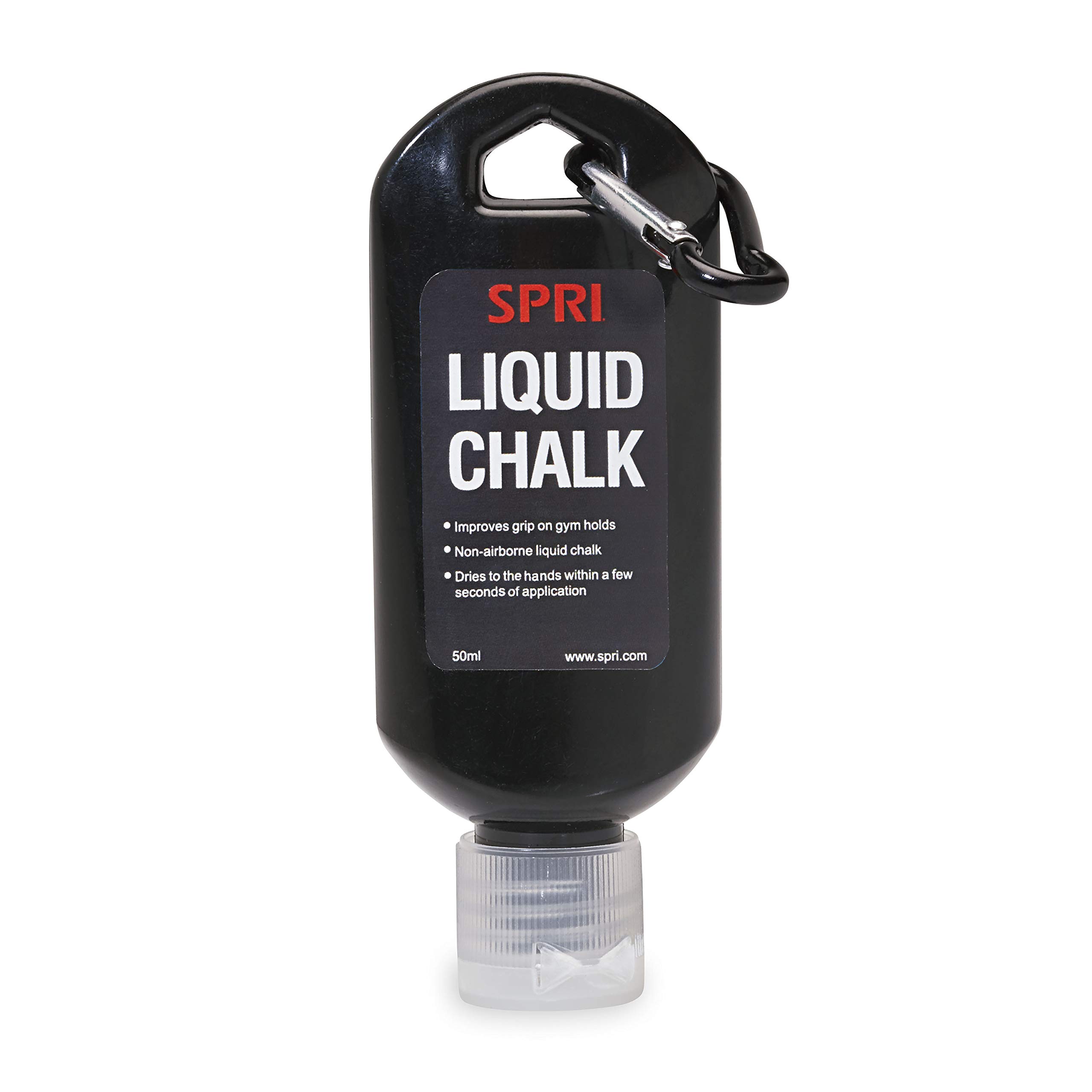 SPRI Liquid Chalk 50ml Bottle - Non-Slip Grip for Weightlifting, Gym Workouts & Rock Climbing | Perfect for CrossFit, Powerlifting & Bouldering