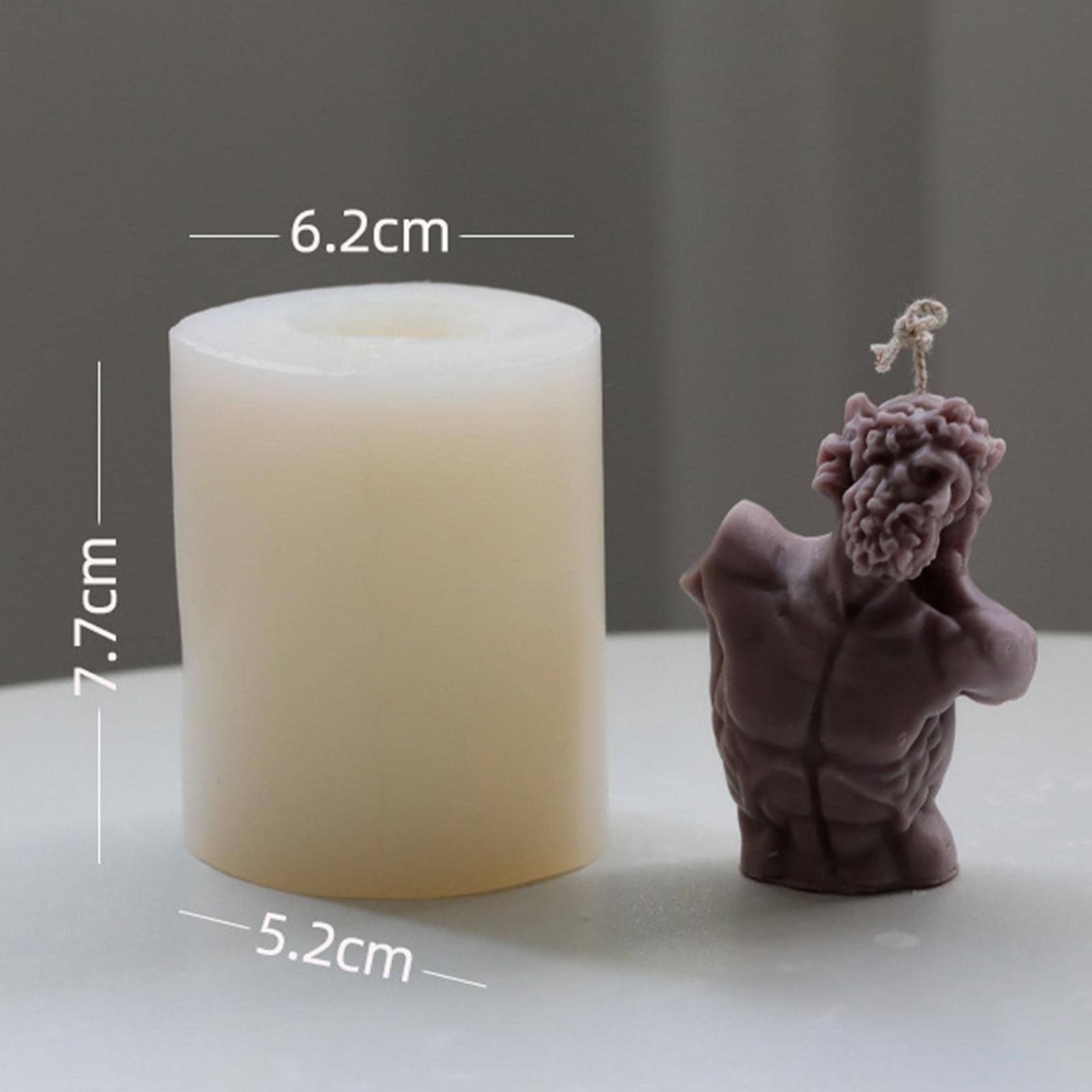 3D Portrait Resin Casting Mold for Candle Wax, Epoxy, Soap Making - Laocoon Design | DIY Crafts & Home Decor | Perfect for Candle Molds, Soap Molds, and Resin Art Projects | Create Unique Handmade Gifts and Decorative Pieces