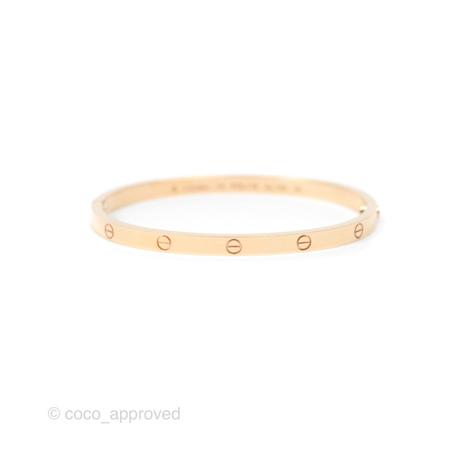 Cartier Small Love Bracelet in 18K Rose Gold - Size 15 | Luxury Jewelry for Women, Perfect for Anniversary Gifts & Special Occasions