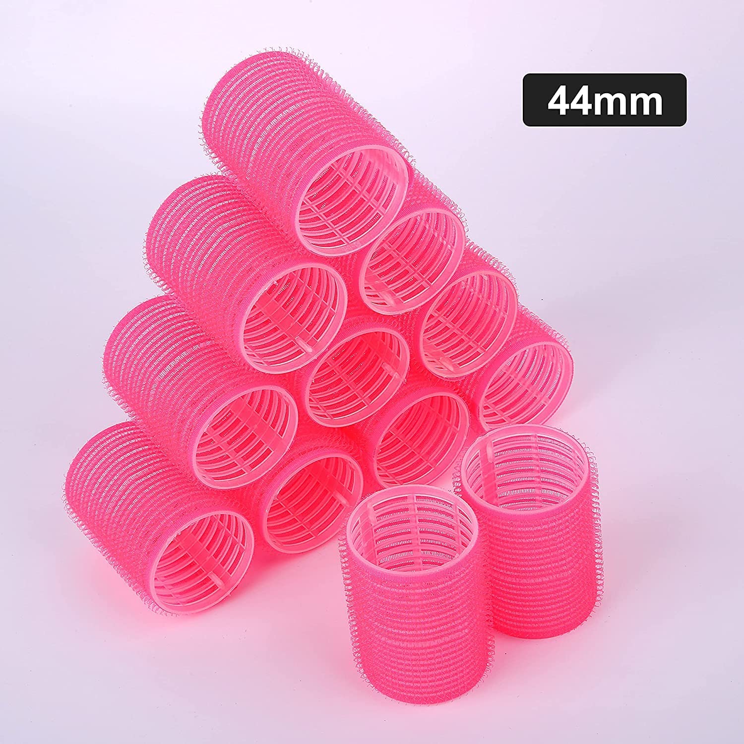 APOEM Jumbo Hair Rollers 6 Pack - Large Self Grip Salon Hair Curlers for Women & Girls - Perfect for Voluminous Curls, Updos & Heatless Styling at Home or Salon