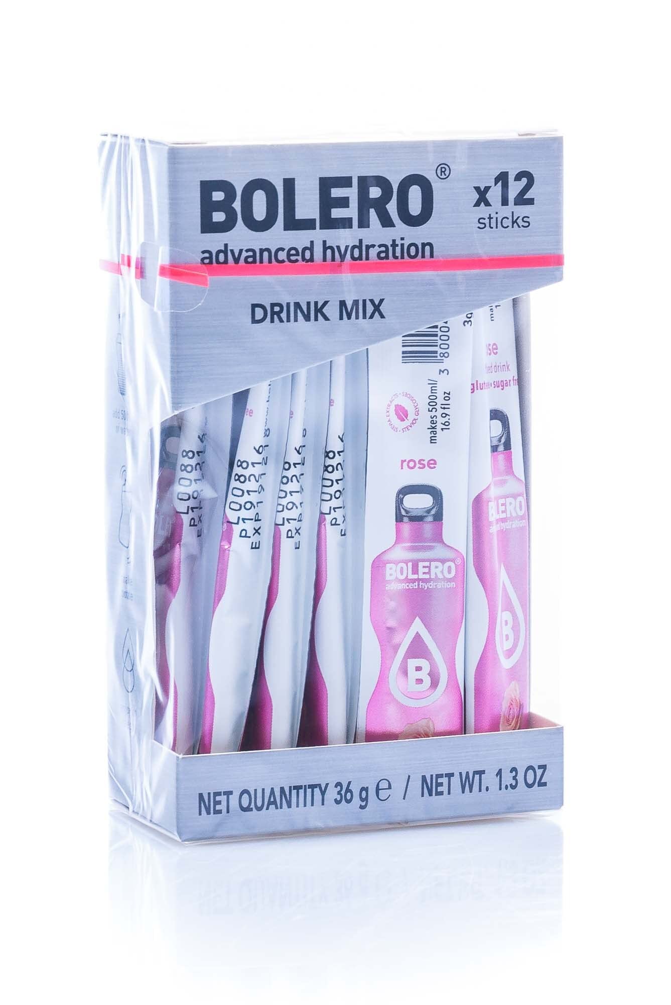 Bolero Powder Sticks Rose - 12 x 3g | Long-Lasting Fragrance for Women | Perfect for Daily Wear, Office & Special Occasions