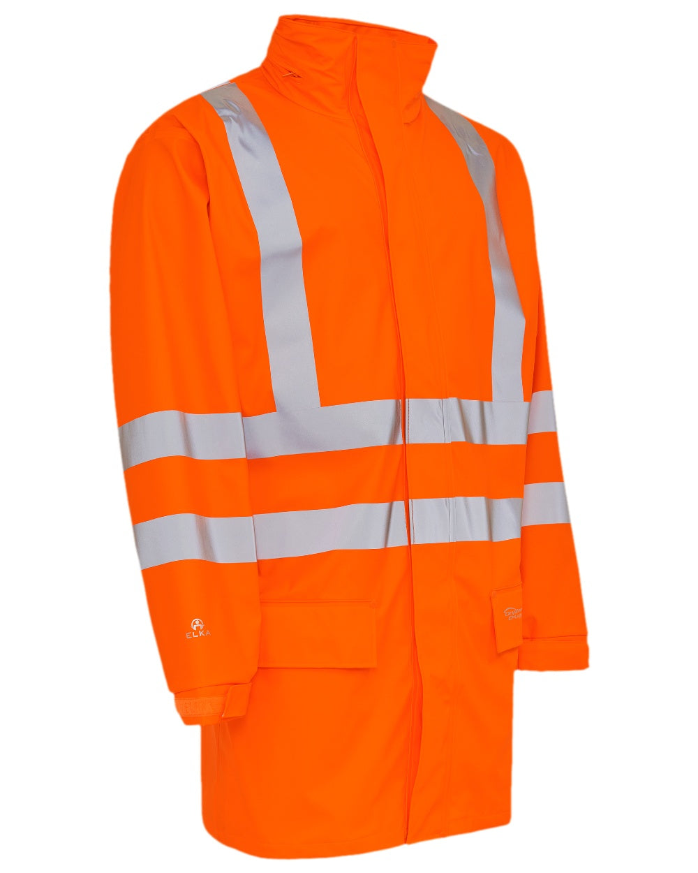 Elka Men's Waterproof Windproof Long Jacket with Dry Zone Technology - Perfect for Hiking, Camping & Outdoor Adventures