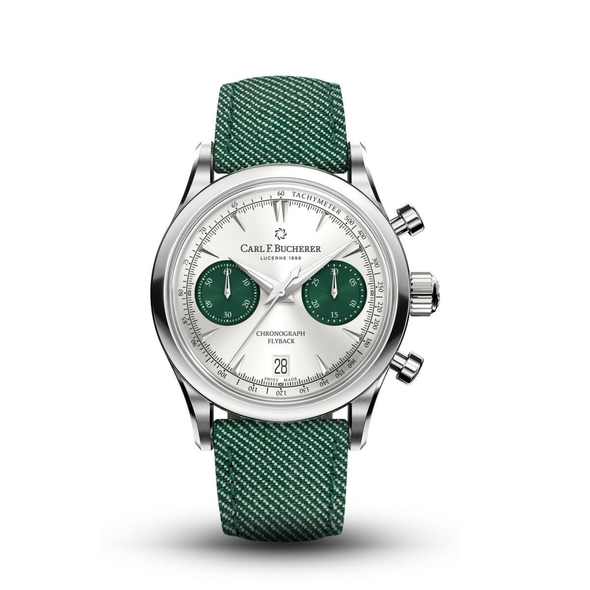 Manero Flyback 10 - Premium Swiss Automatic Chronograph Watch for Men - Luxury Dress & Business Timepiece - Perfect for Formal Events, Office Wear & Special Occasions