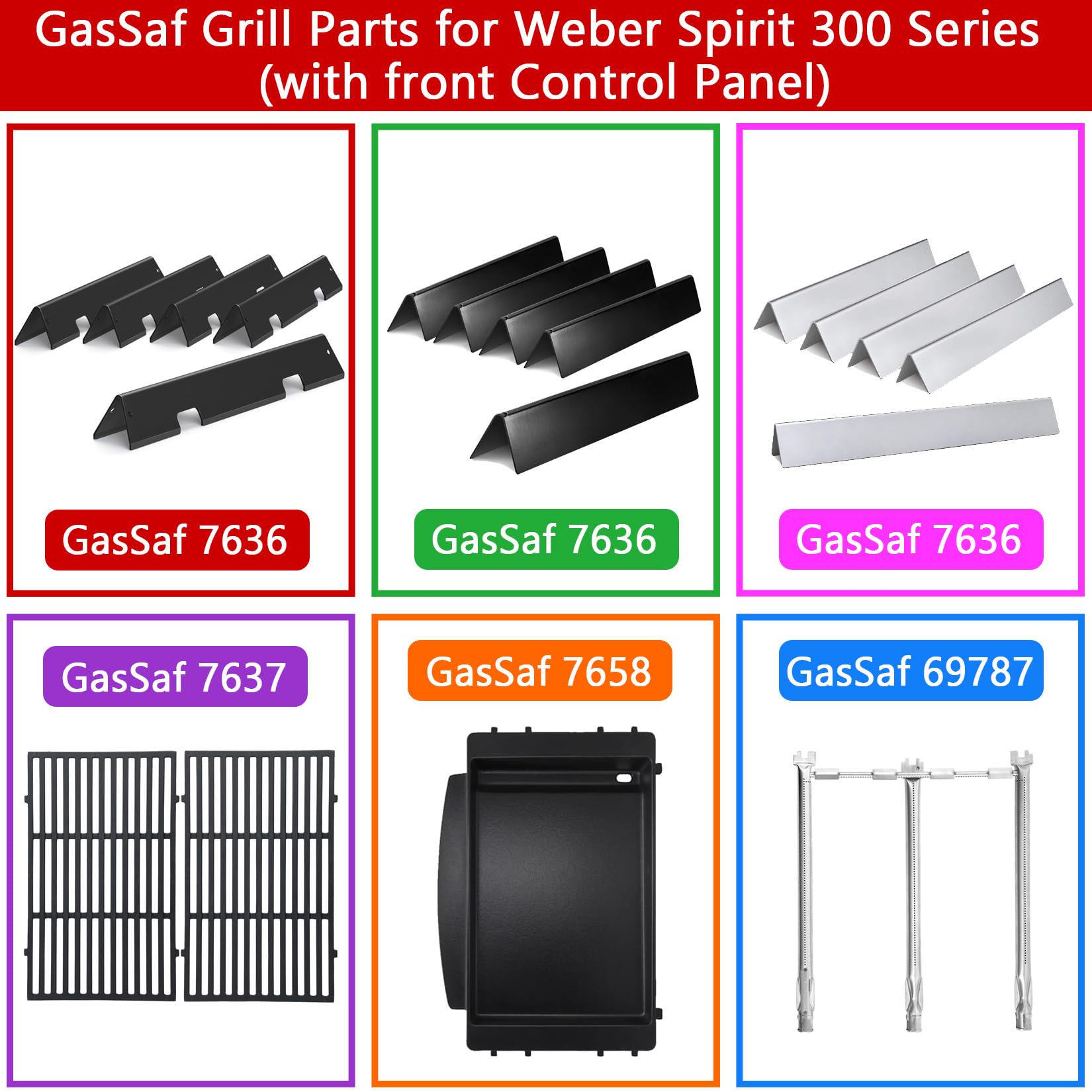 Weber Spirit E-310 Grill Burner Replacement - 18