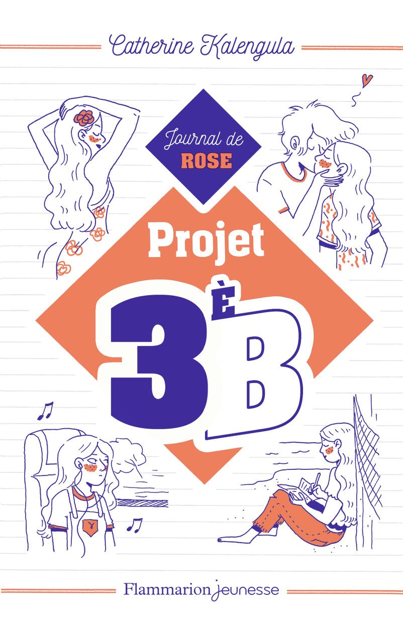 Rose's Diary - Project 3B: A Teen's Personal Journal for School, Memories & Self-Expression | Perfect for Students, Creative Writing & Gift Ideas