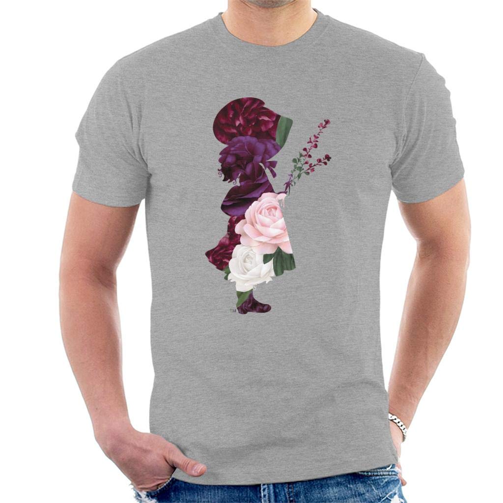Holly Hobbie Flowers Silhouette Men's T-Shirt - Vintage Floral Graphic Tee for Casual Wear & Street Style Outfits