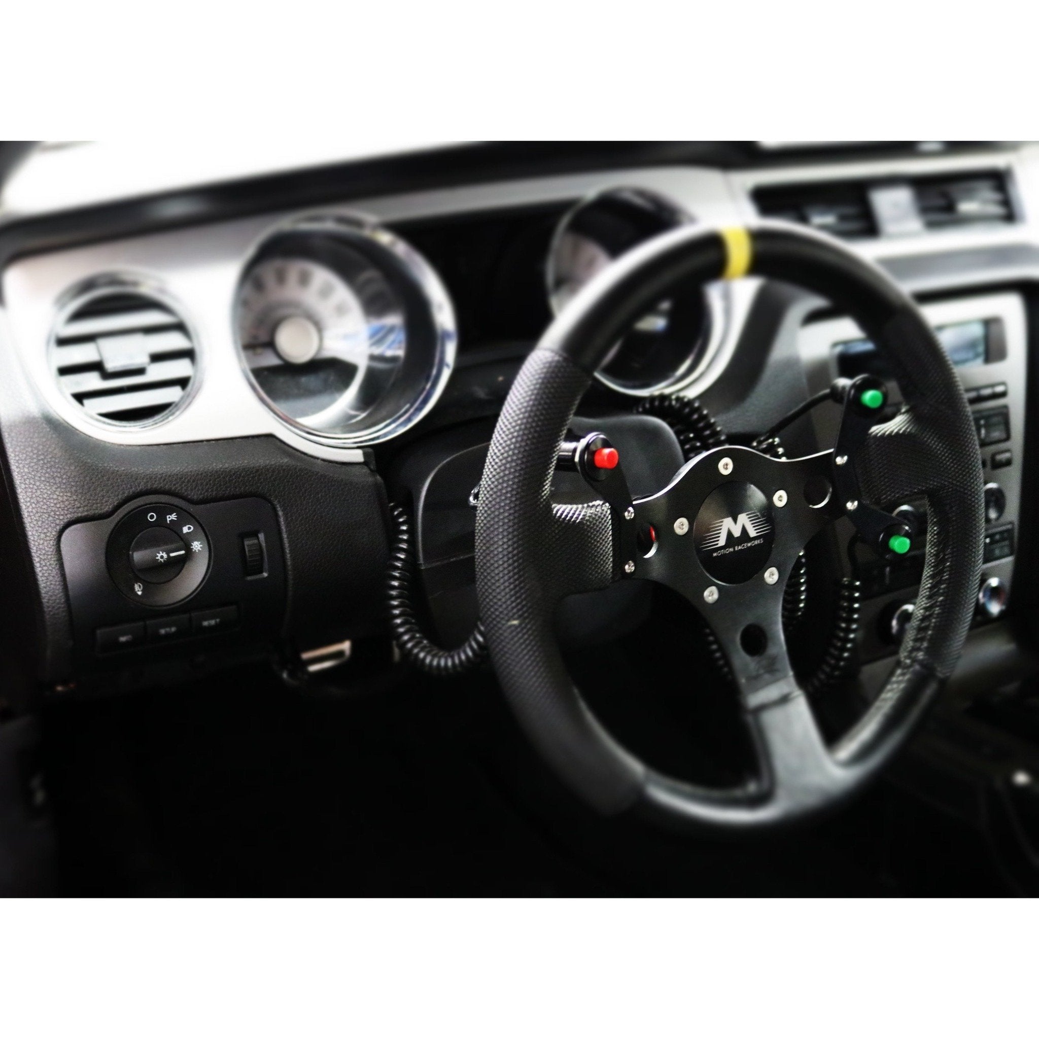 2005-2014 Ford Mustang S197 Lightweight Chromoly Steering Column - High Performance Upgrade for Racing & Street Driving