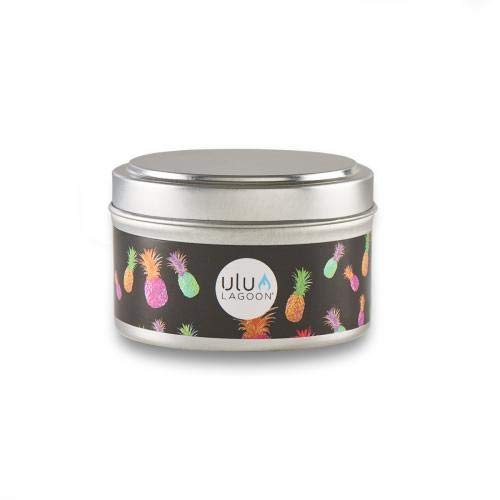 Premium Ulu Lagoon 6oz Coconut Surf Wax in Travel Tin - Electric Pineapple Scent for Surfboards & Skimboards - Perfect for Beach Trips & Water Sports