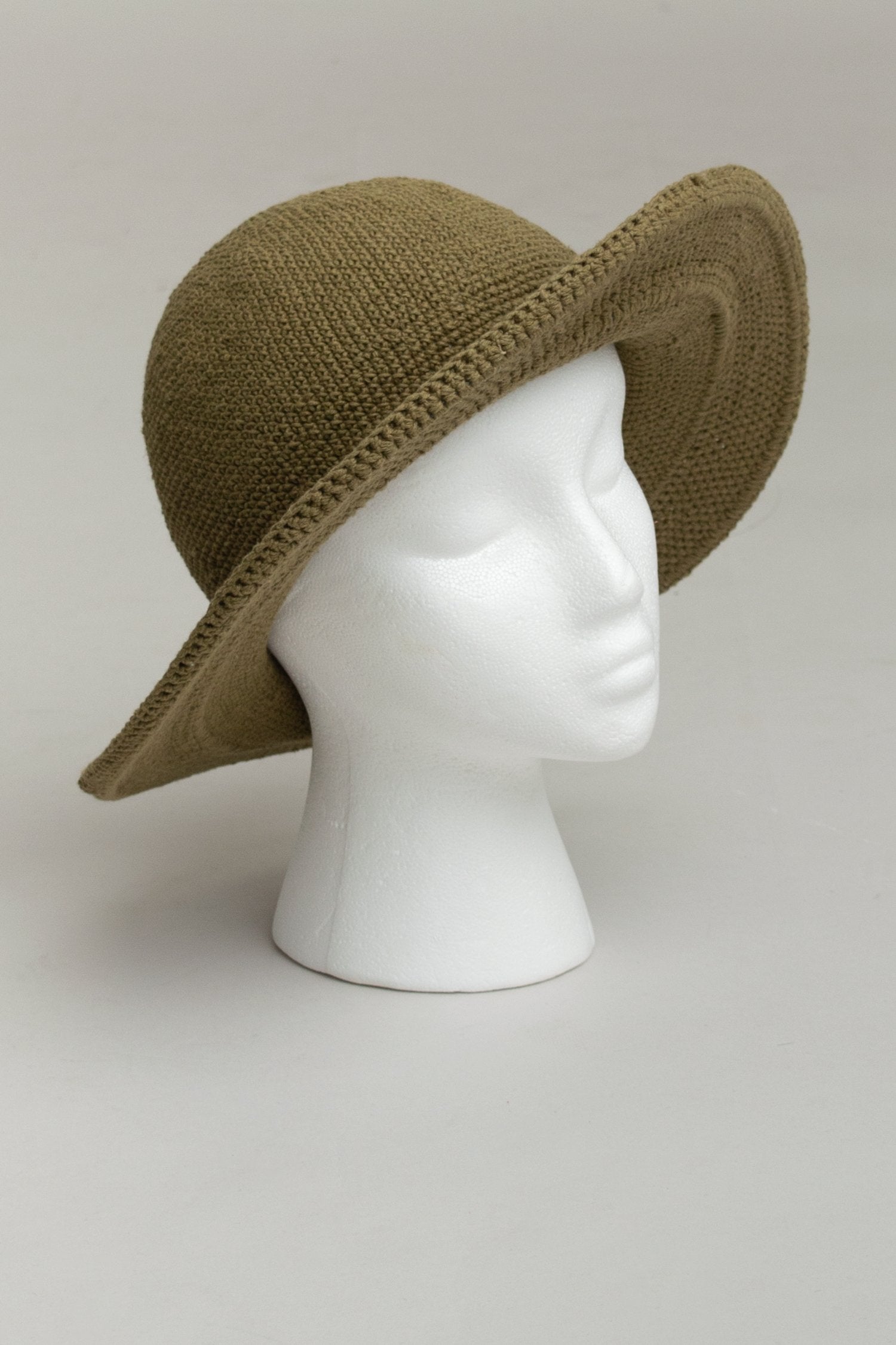 Khaki Cotton Hat for Men & Women - Casual Summer Sun Hat for Outdoor Activities, Hiking, and Beach Vacations
